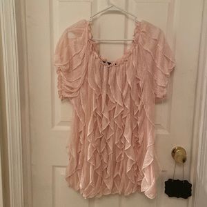 Flirty pink top